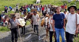 Dank des Ausbaus des Wanderwegs am Griesspass konnten die S&auml;umer in diesem Sommer nach zwei Jahren Unterbruch wieder auf der Sbrinz-Originalroute wandern.