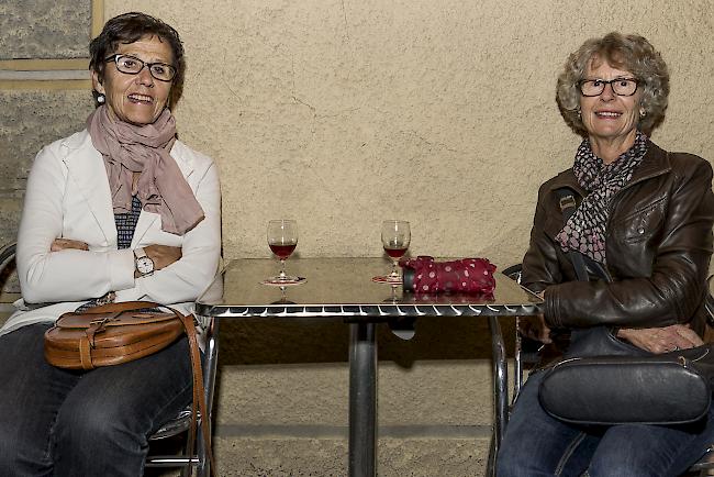 Myriam Ammann (70) und Rita Walker (65), Naters.
