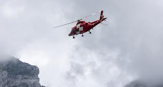 Auch die Rega war in Gadmen im Einsatz. 