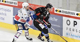 Visps Patric Hofstetter gegen Ganz, Kloten beendete die Visper Siegesserie.