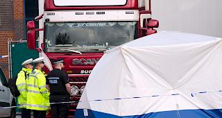 Nach dem Horror-Fund in einem Lkw-Container in England hat die britische Polizei jetzt die Identit&auml;t der 39 Todesopfer best&auml;tigt.