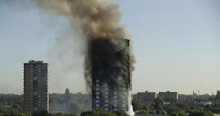 Beim Grossbrand im Londoner Hochhaus Grenfell Tower von 2017 starben 72 Menschen.