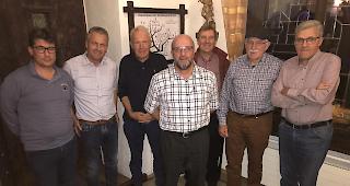 Vorstandsmitglieder der IG Planungszone Brig-Glis (v.l.): Beat Heynen, Rinaldo Andereggen, Viktor K&auml;mpfen, Leander Williner, Amad&eacute; Blatter, Odilo
Zumthurm, Paul Eyer