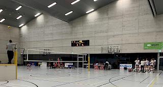 Alles bereit in der Visper BFO f&uuml;r das Spiel VBC Visp-Edeline K&ouml;niz.