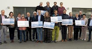 Gewinnverteilung aus dem Visper Weihnachtsmarkt zu Gunsten von Behindertenorganisationen.