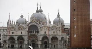 F&uuml;r die kommenden Tage sind in Venedig niedrigere Wasserst&auml;nde vorausgesagt. 