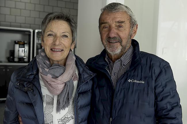 Irmgard (69) und Werner (77) Fercher, Lalden. 