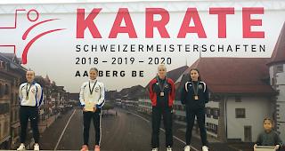 An der Karate-Schweizer-Meisterschaften in Aarberg holte die Oberwalliserin Nathalie Schmidt die Bronzemedaille.