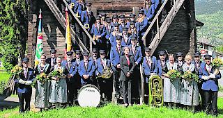 Die Musikgesellschaft &laquo;Simplon&raquo; aus Ried-Brig