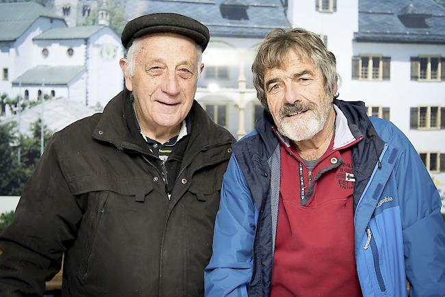 Herbert Zenhäusern (75), Bürchen, und Georges Andenmatten (72), Visp.