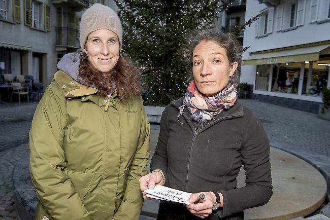 Natalie Hutter (31), Visp, und Ursula Teuffel (44), Visp.