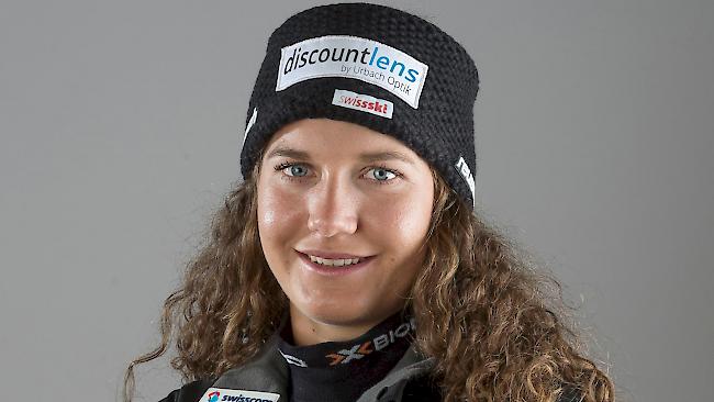 Lindy Etzensperger punktet beim Europacup-Riesenslalom in Aldano.