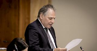 &laquo;Nicht amtsm&uuml;de&raquo;. Staatsrat Jacques Melly legte einen beherzten Auftritt hin. 