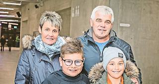 Ingrid Lagger, Silas Lagger, Gaston Lagger, Agarn, und Lias Troger, Raron: