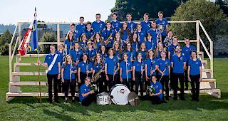 Die Jugendmusik &laquo;Vispe&raquo;.