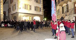 Feierlich.&nbsp;Tambouren udn Pfeifer umrahmten die Mannenmittwoch-Feier.&nbsp; Foto mengis media