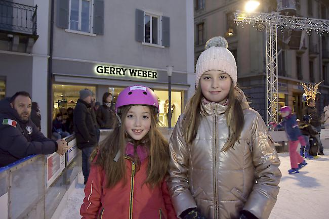 Giulia Moscettieri (8) und Anastasia Aurora (9), Brig. 