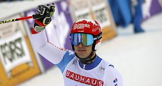 <b>Top Ten verpasst.</b> Loic Meillard erreicht im Riesenslalom in Alta Badia den 12. Rang.