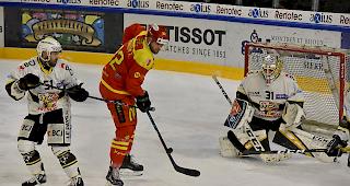 Auch Siders' Arnaud Montandon vergab in der 38. Minute eine der wenigen Chancen.