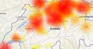 <b>St&ouml;rungen.</b> Wie das Wallis waren heute Vormittag auch weite Teile der restlichen Schweiz von Telefon-St&ouml;rungen betroffen.