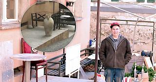 Hofft auf die R&uuml;ckgabe seiner Amphore (kleines Bild): Entertainer Michel Villa.