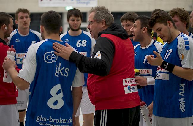 Der KTV Visp startet am Sonntag mit dem Spiel gegen West HBC zuversichtlich in die Abstiegsrunde. (Archivbild)