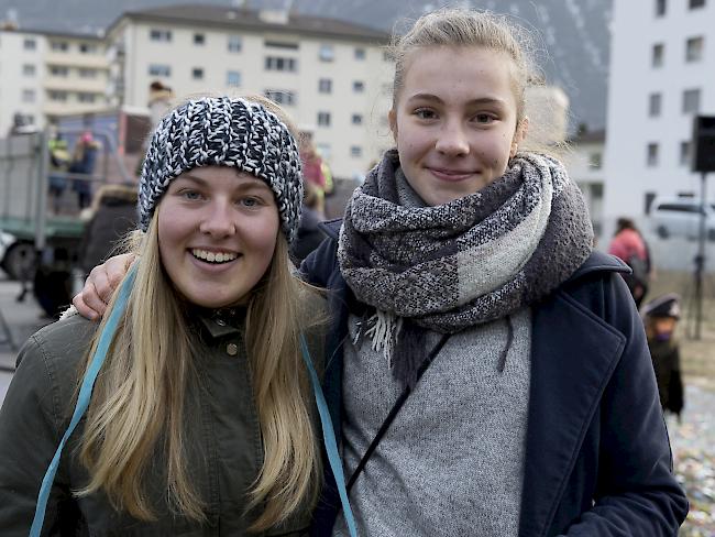 Anina Steffen (16), Bitsch, Emely Gohl (16), Mörel. 