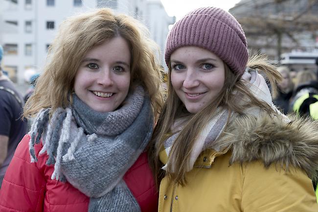 Chiara Anthamatten (23) und Corinne Zurbriggen (23), Saas-Grund.