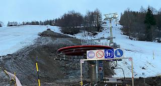 Ein Murgang besch&auml;digte die Talstation der Sportbahnen Eischoll.