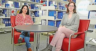 Ursula St&uuml;di (l.) und Melanie Kuonen.