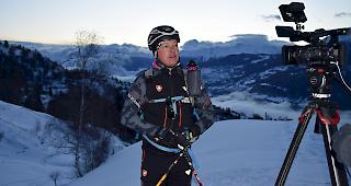 Benno Hildbrand gibt einen Einblick in den Skialpinismus