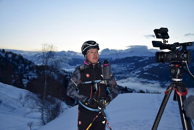 Benno Hildbrand gibt einen Einblick in den Skialpinismus