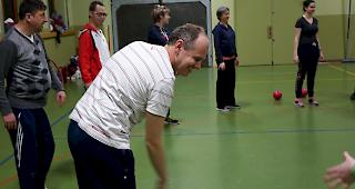 W&auml;hrend der Turnstunde darf der Spass nat&uuml;rlich nicht fehlen.