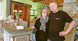 Das Wirtepaar Ursula und Ernst Ledermann im &laquo;B&auml;rgkristall&raquo;.