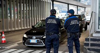 Im Tessin wurden kleinere Grenzübergänge zu Italien geschlossen. Die Grenze Italien-Wallis ist weiterhin offen.