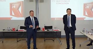 WKB-Verwaltungsratspr&auml;sident Pierre-Alain Grichting (links) und CEO Pascal Perruchoud zeigen sich f&uuml;r das Jahr 2020 zuversichtlich.