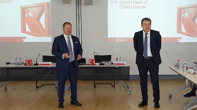 WKB-Verwaltungsratspräsident Pierre-Alain Grichting (links) und CEO Pascal Perruchoud zeigen sich für das Jahr 2020 zuversichtlich.