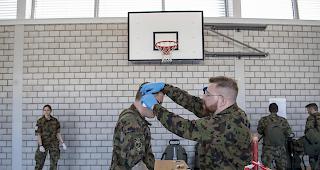 Grösstes Aufgebot seit dem Zweiten Weltkrieg: Abläufe würden so angepasst, dass sich nicht zu viele Personen auf einmal verpflegten.