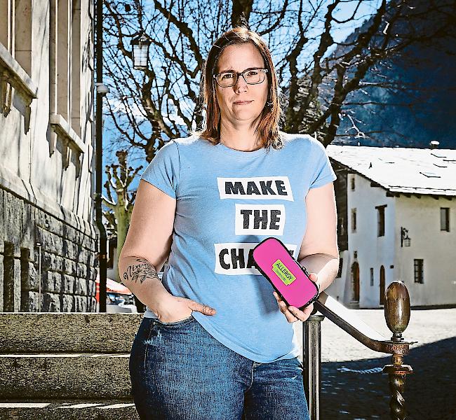<b>Gefährdet.</b> Als Allergikerin ist Chantale Williner (40) im Notfall nicht nur auf ihr «Erste-Hilfe-Set», sondern auf eine  funktionierende Notfallversorgung angewiesen.
