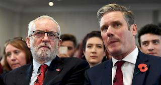 Der 57-j&auml;hrige Keir Starmer (rechts) wurde in Grossbritannien zum neuen Labour-Chef gew&auml;hlt. Er folgt auf Jeremy Corbyn (links).
