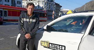 &laquo;Wir haben viel weniger G&auml;ste&raquo;, erkl&auml;rt Ronny Nieuwland von Taxi Aletsch.